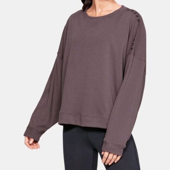 Under Armour | Mesh Around Oversized Crew Top Medium - Picture 1 of 10